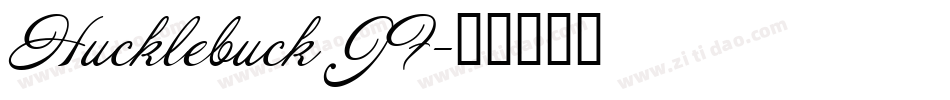 Hucklebuck JF字体转换
